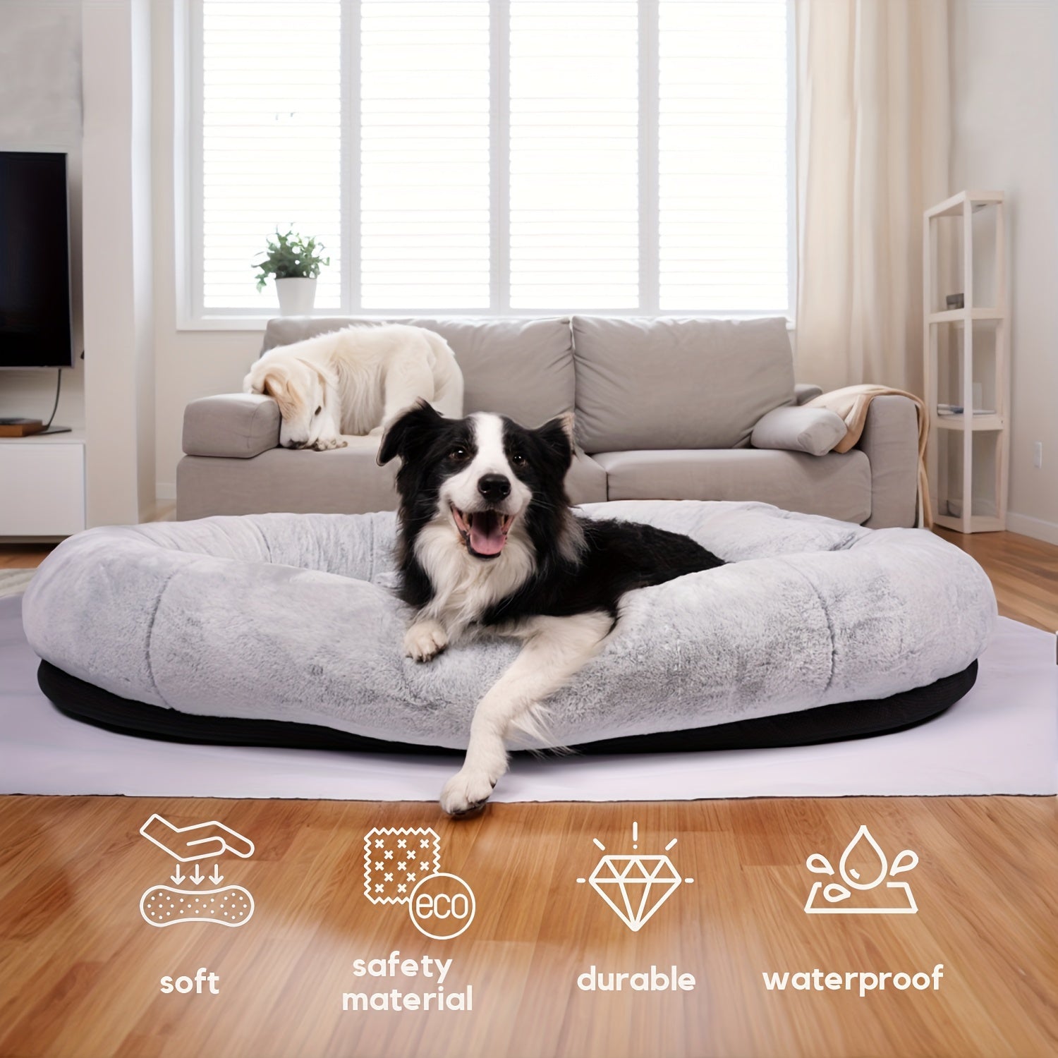 Human-Sized Dog Bed - Comfortable Pet Bed for Adults and Owners - ZOOMNSTORE