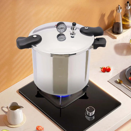 23 Quart Pressure Canner  Cooker - Extra-Large with Safety Valve  Pressure Gauge 13PSI - ZOOMNSTORE