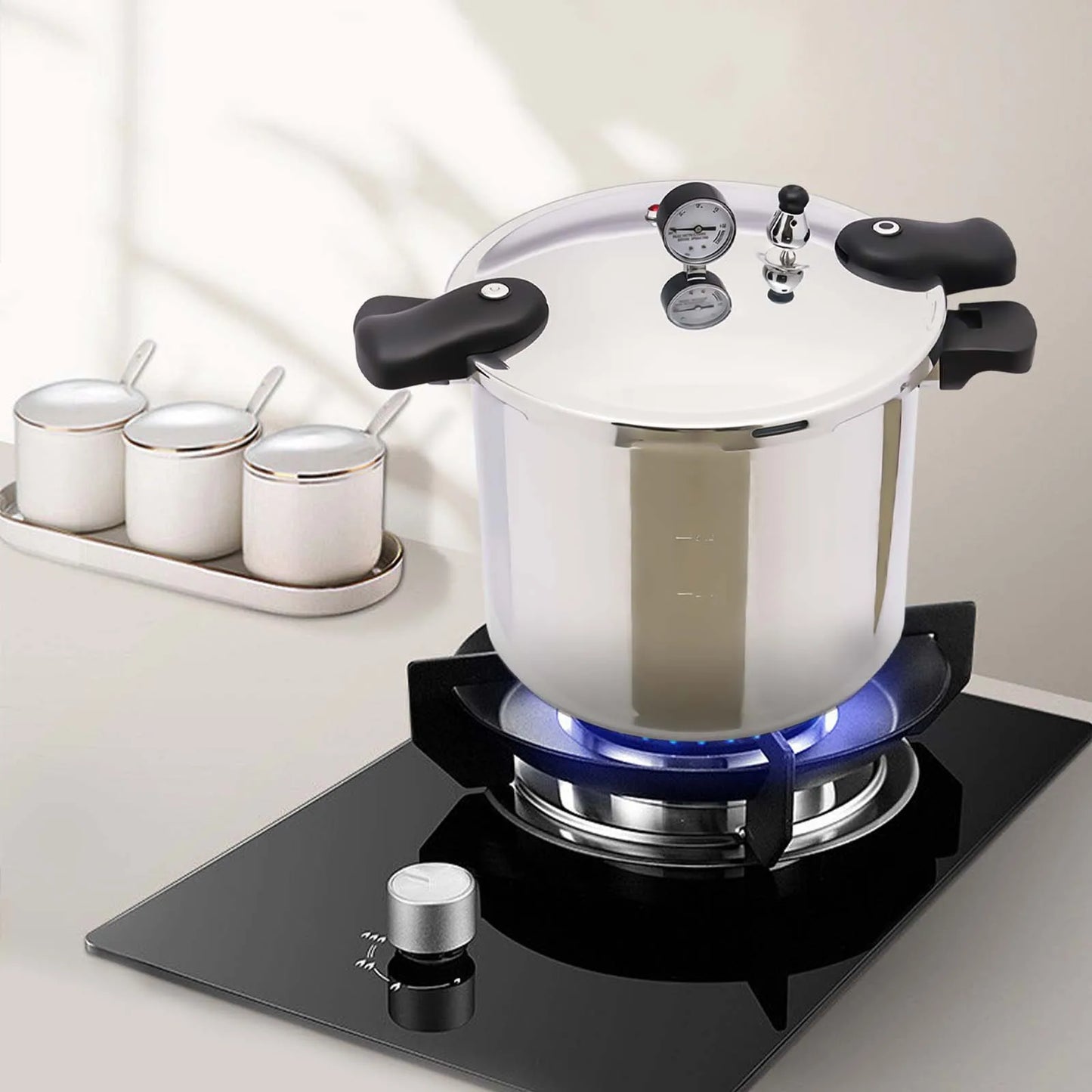 23 Quart Pressure Canner  Cooker - Extra-Large with Safety Valve  Pressure Gauge 13PSI - ZOOMNSTORE