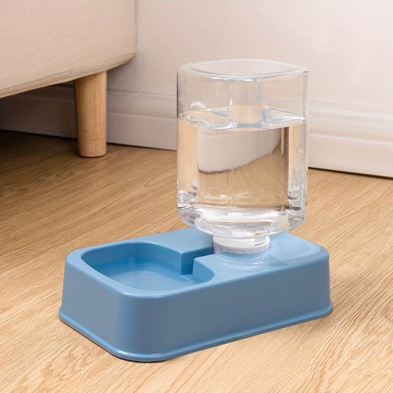 Durable Automatic Pet Feeder and Water Dispenser Set - 1set Plastic Cat Bowl and Dog Bowl - Self-Drinking and Feeding System for Cats - ZOOMNSTORE