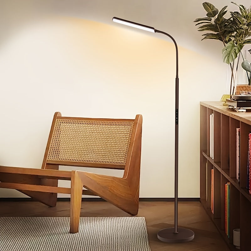 Adjustable LED Floor Lamp - 689 inches 3-Color Remote  Touch Control for Living Rooms Bedrooms Offices - ZOOMNSTORE