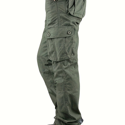 Mens Tactical Cargo Trousers - 100 Cotton Outdoor Work Pants - ZOOMNSTORE