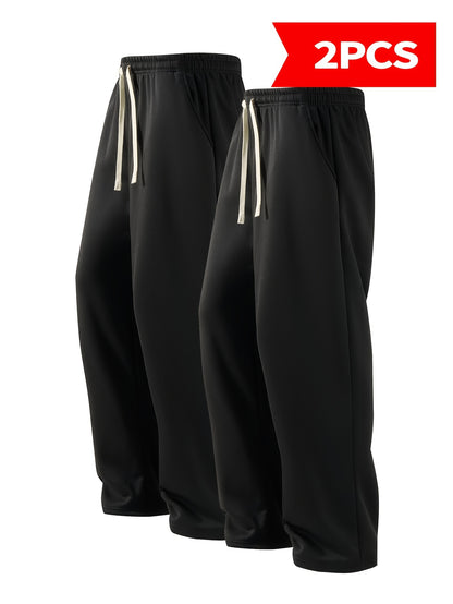 Casual Drawstring Pants - Breathable Loose Fit Trousers for Outdoor Sports  Home Wear - ZOOMNSTORE