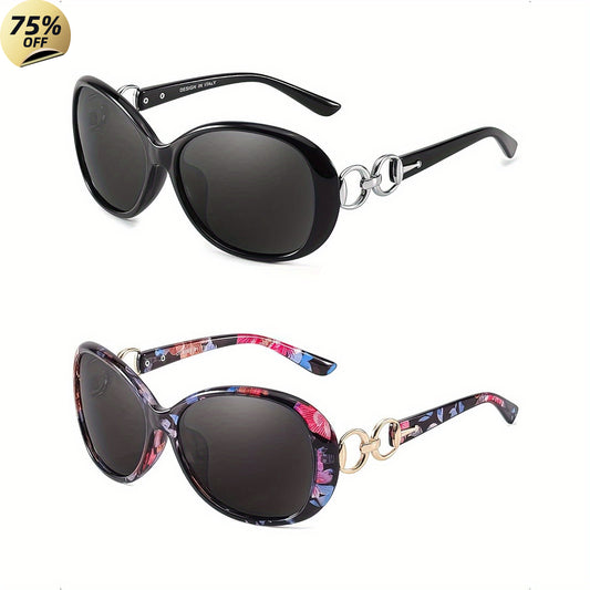 Retro Polarized Sunglasses - Stylish UV400 Protection Jackie O Design for Women - ZOOMNSTORE