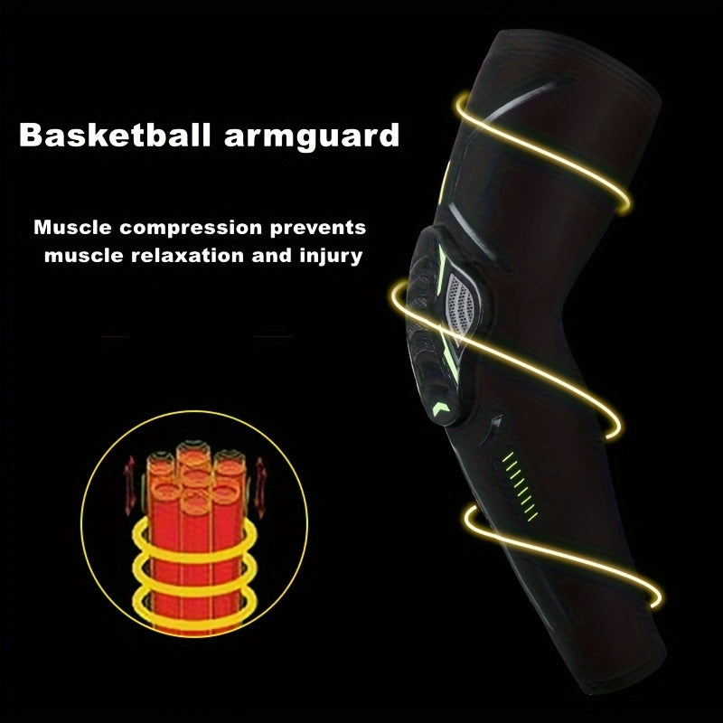 Sports Arm Sleeve - Compression Elbow Support with Honeycomb Pad for Basketball Football Cycling and Climbing - ZOOMNSTORE