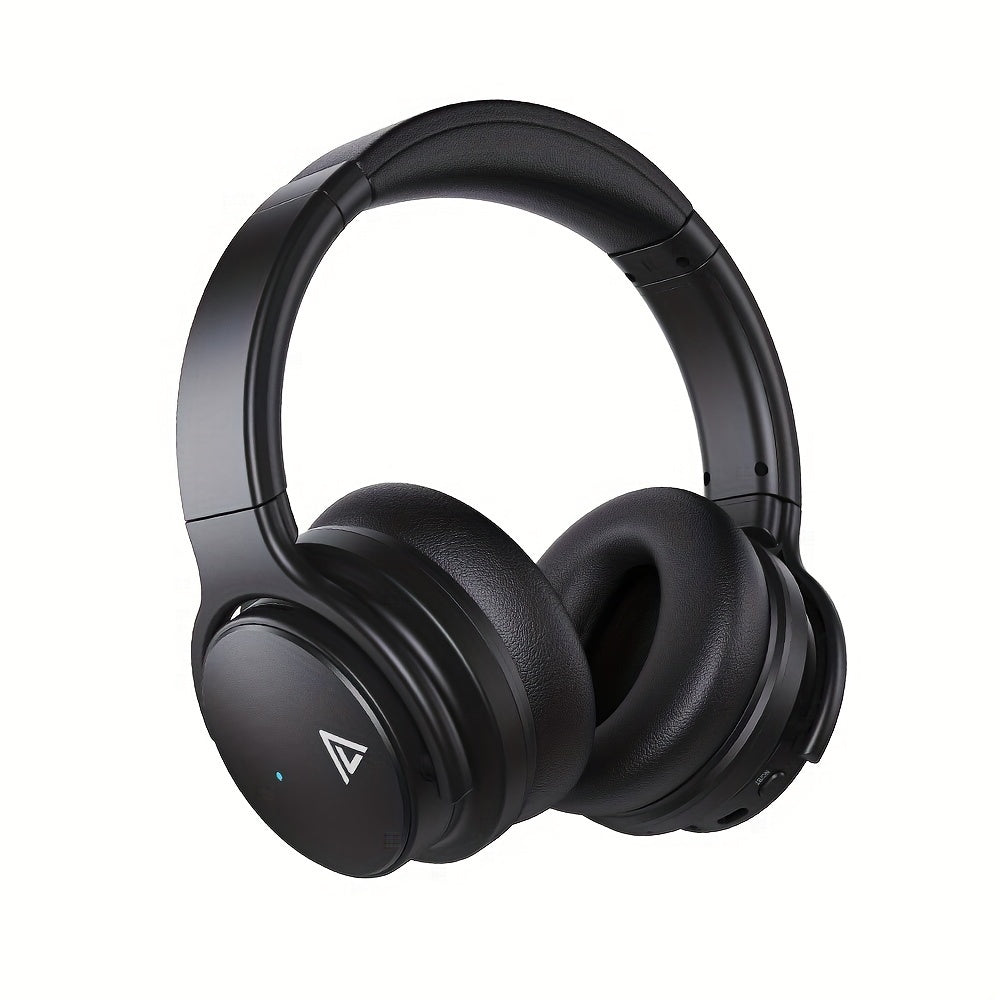 Lucurity Wireless Over-Ear Noise Cancelling Headphones - Deep Bass 20H Playtime Comfort Foam Crystal Clear Calls Black - ZOOMNSTORE