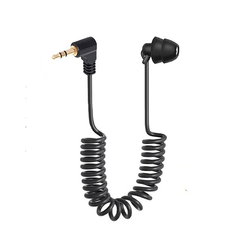 3.5mm Spring Earphones - Wired In-Ear Headphones With Heavy Bass & Extendable Cable - ZOOMNSTORE