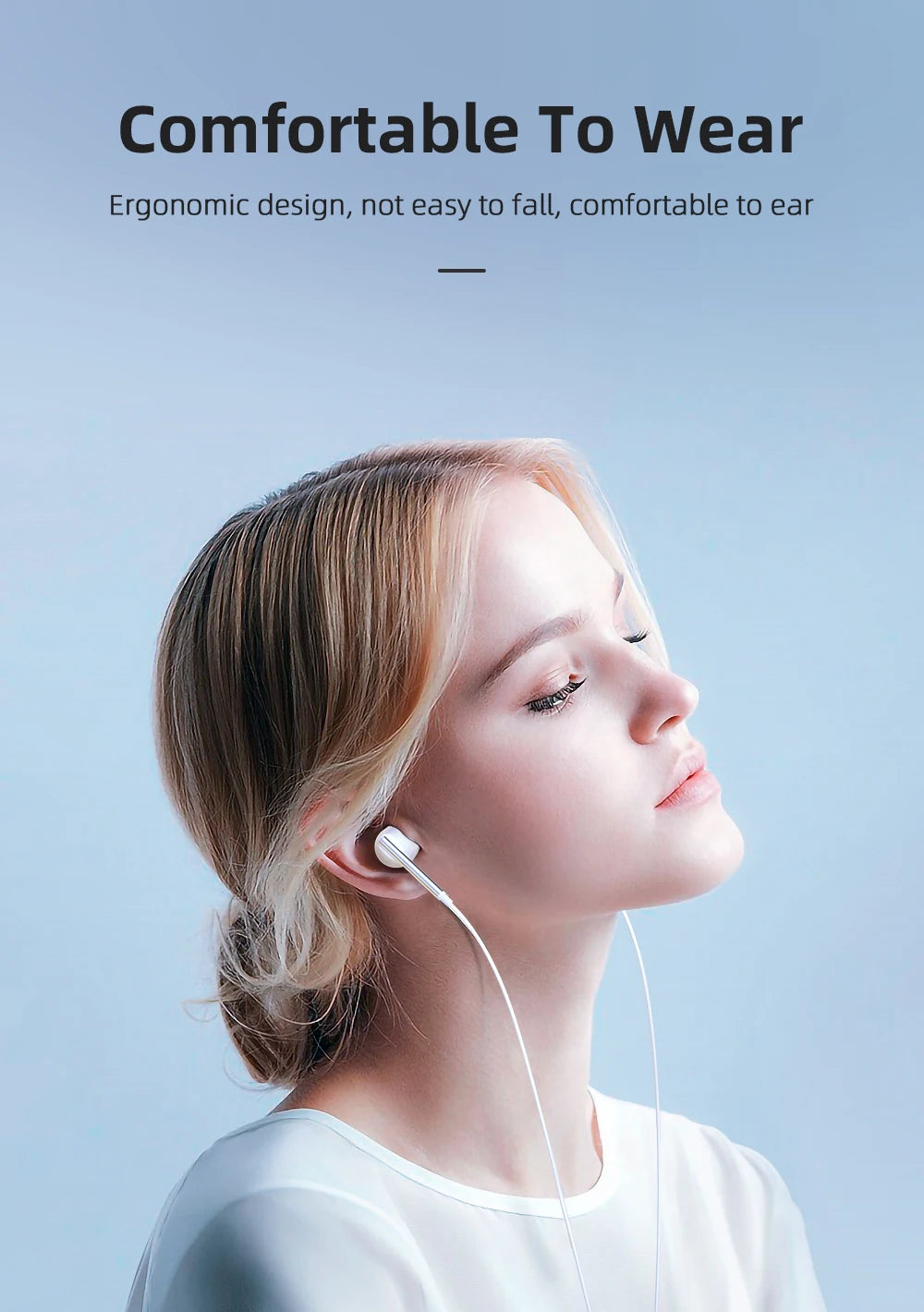 3.5mm Wired Earphones - In Ear Headphones With HD Microphone & Noise Cancelling - ZOOMNSTORE