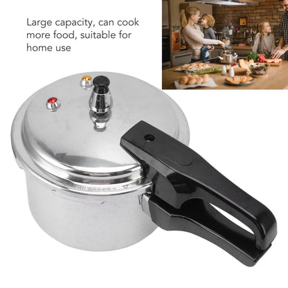 3L Aluminium Alloy Mini Pressure Cooker - 18cm for Gas Stove - ZOOMNSTORE