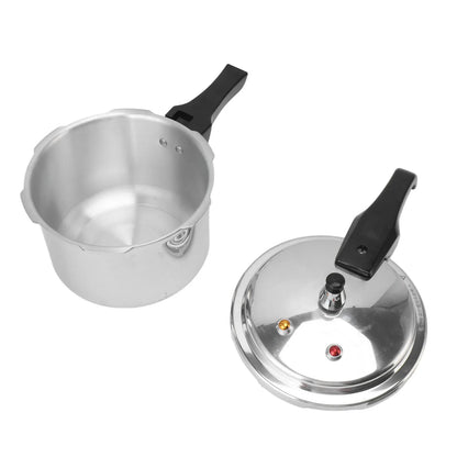 3L Aluminium Alloy Mini Pressure Cooker - 18cm for Gas Stove - ZOOMNSTORE