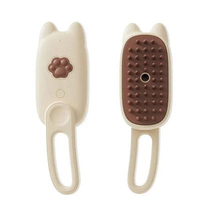 3-in-1 Pet Grooming Brush - Electric Steam Comb with Spray  Massage for Cats and Dogs - ZOOMNSTORE