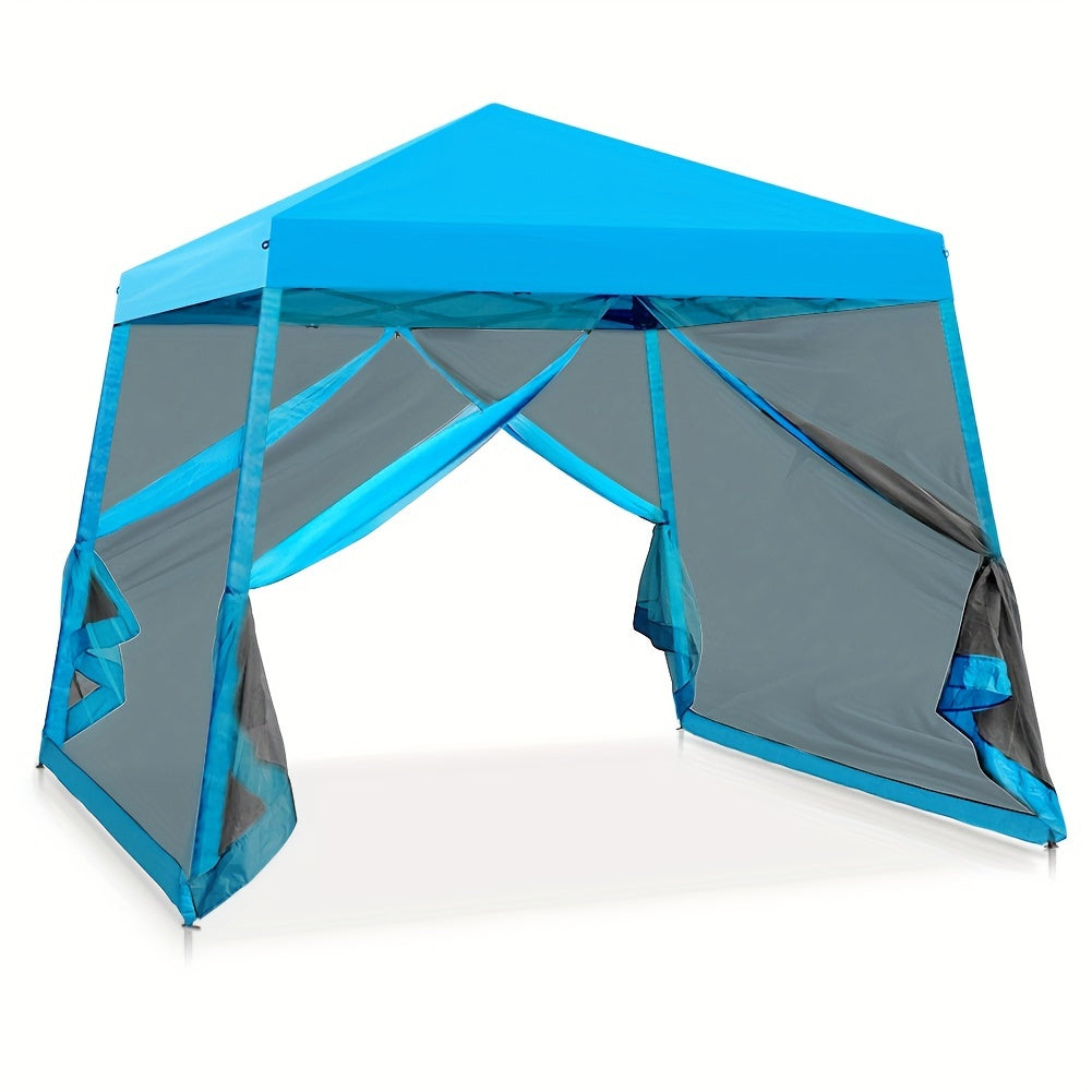 10x10 Pop Up Canopy Tent with Mosquito Netting - ZOOMNSTORE