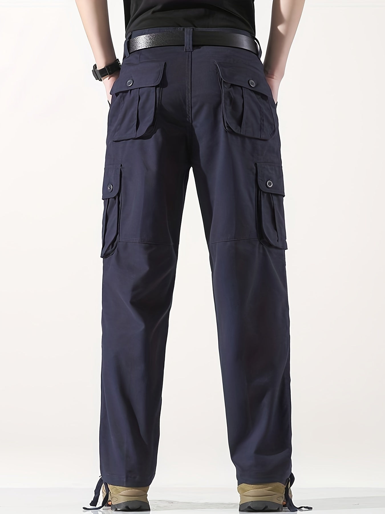 Mens Tactical Cargo Trousers - 100 Cotton Outdoor Work Pants - ZOOMNSTORE