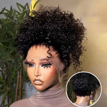 360 HD Lace Wig Glueless - 13x4 Deep Wave Human Hair Wig, Pre Plucked Hairline - ZOOMNSTORE
