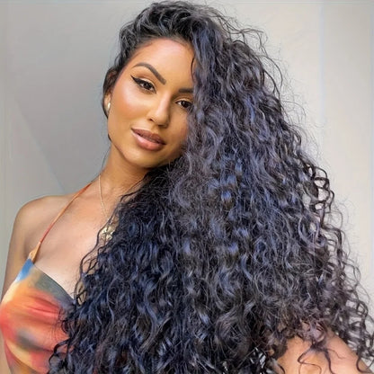 360 HD Lace Wig Glueless - 13x4 Deep Wave Human Hair Wig, Pre Plucked Hairline - ZOOMNSTORE
