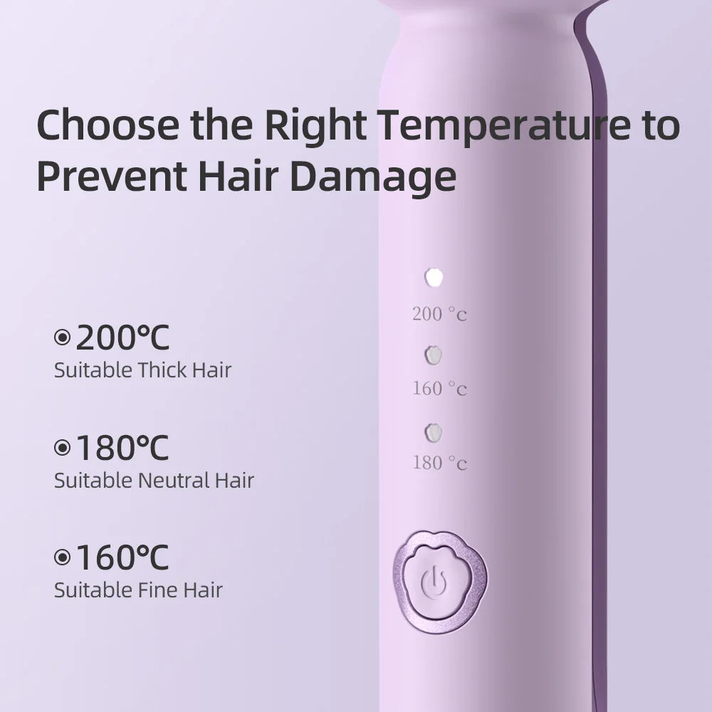 36mm Electric Hair Curler - Ceramic Curling Iron with Double Barrel for Long Lasting Curls - ZOOMNSTORE