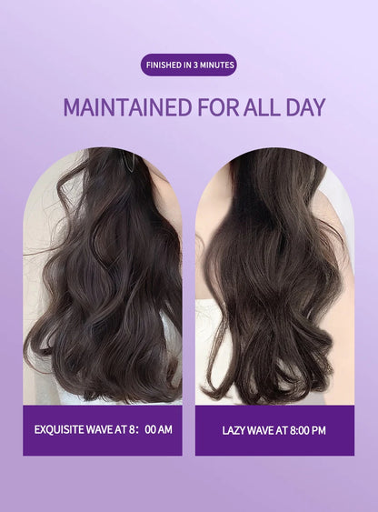 36mm Electric Hair Curler - Ceramic Curling Iron with Double Barrel for Long Lasting Curls - ZOOMNSTORE