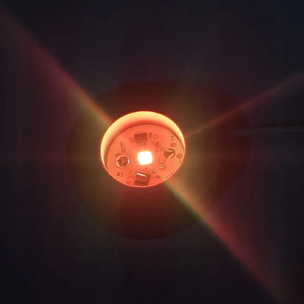 3D Crystal Ball Night Light – USB Powered Lamp With Remote Control & Wooden Base - ZOOMNSTORE