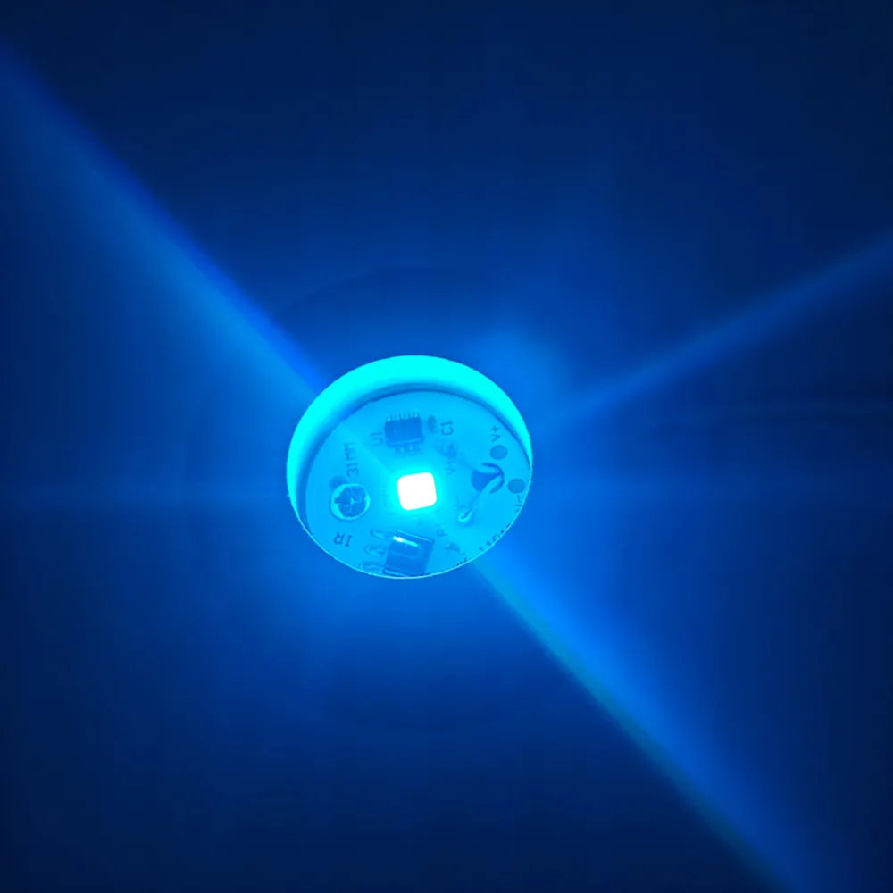 3D Crystal Ball Night Light – USB Powered Lamp With Remote Control & Wooden Base - ZOOMNSTORE