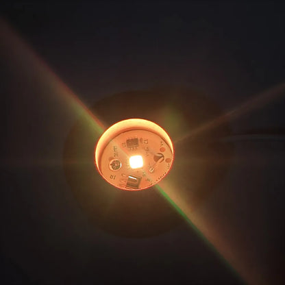 3D Crystal Ball Night Light – USB Powered Lamp With Remote Control & Wooden Base - ZOOMNSTORE