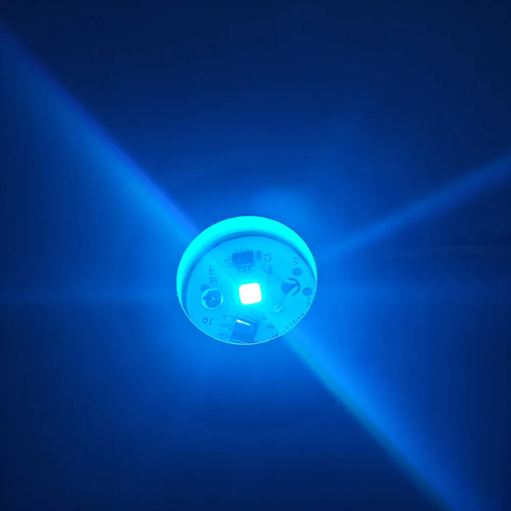 3D Crystal Ball Night Light – USB Powered Lamp With Remote Control & Wooden Base - ZOOMNSTORE