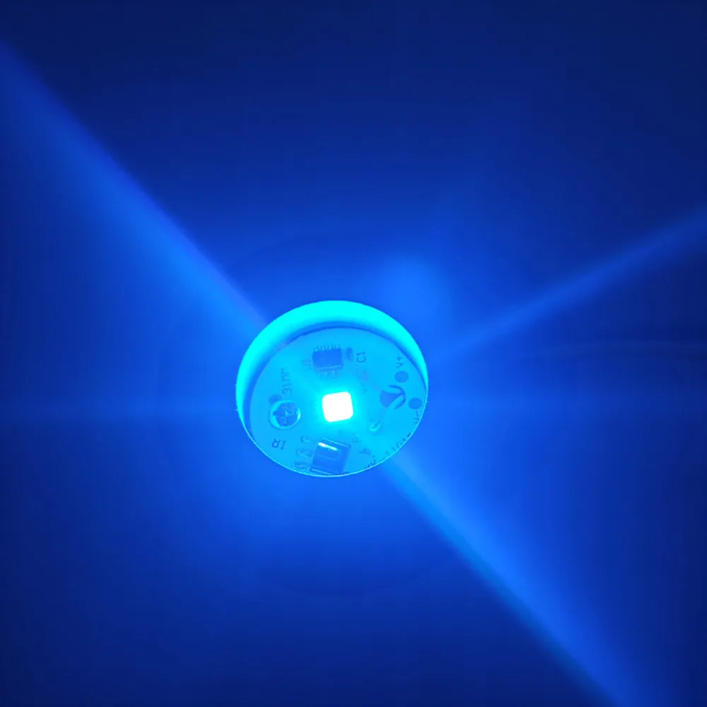 3D Crystal Ball Night Light – USB Powered Lamp With Remote Control & Wooden Base - ZOOMNSTORE