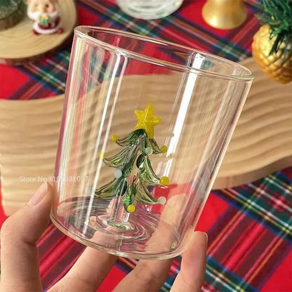 3D Glass Cup - Handmade Bubble Mug With Animal & Plant Shapes | Eco-Friendly Drinkware Gift - ZOOMNSTORE