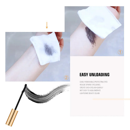 3D Lengthening Mascara - Long-Wearing Black Eyelash Brush - ZOOMNSTORE
