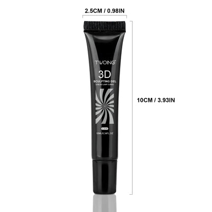 3D Nail Art Gel - Waterproof Sculpting Gel 10ml for Creative DIY Designs & Intricate Shapes - ZOOMNSTORE