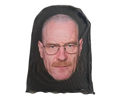 3D Printed Mask Elastic Mesh Full Face Mask for Men Women Cosplay Headwear Novelty Supplies Tricky Hood Party Cosplay Props - ZOOMNSTORE