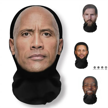 3D Printed Mask Elastic Mesh Full Face Mask for Men Women Cosplay Headwear Novelty Supplies Tricky Hood Party Cosplay Props - ZOOMNSTORE