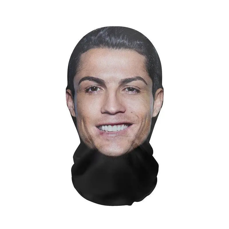 3D Printed Mask Elastic Mesh Full Face Mask for Men Women Cosplay Headwear Novelty Supplies Tricky Hood Party Cosplay Props - ZOOMNSTORE