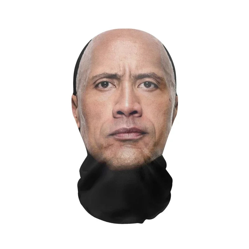 3D Printed Mask Elastic Mesh Full Face Mask for Men Women Cosplay Headwear Novelty Supplies Tricky Hood Party Cosplay Props - ZOOMNSTORE