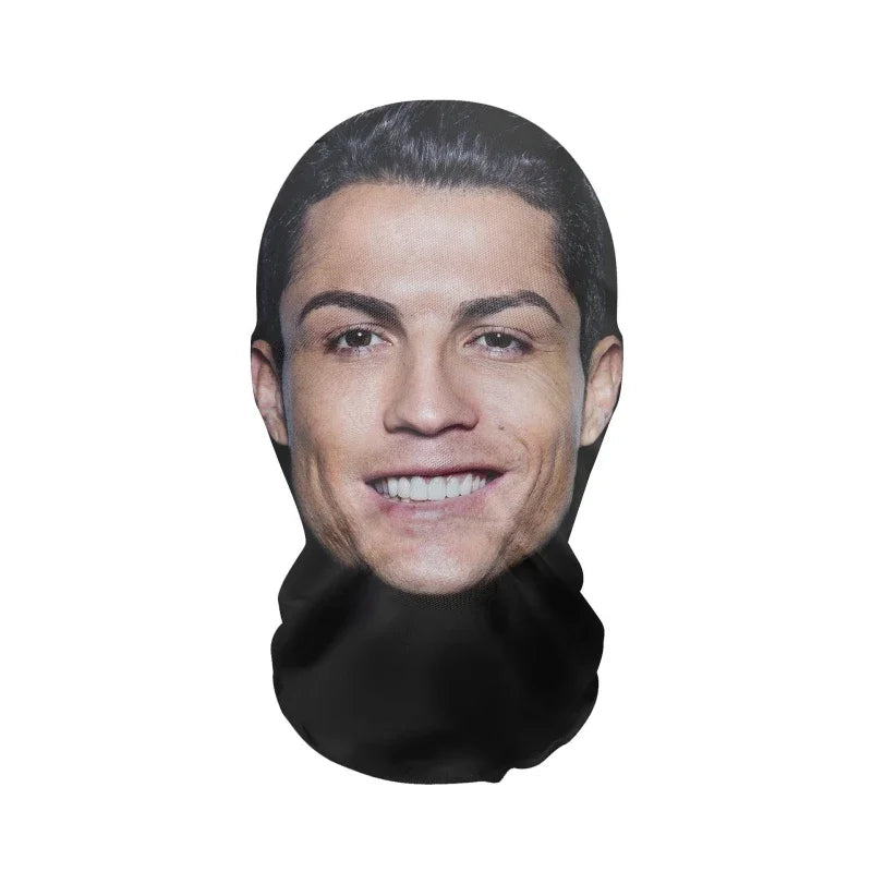 3D Printed Mask Elastic Mesh Full Face Mask for Men Women Cosplay Headwear Novelty Supplies Tricky Hood Party Cosplay Props - ZOOMNSTORE