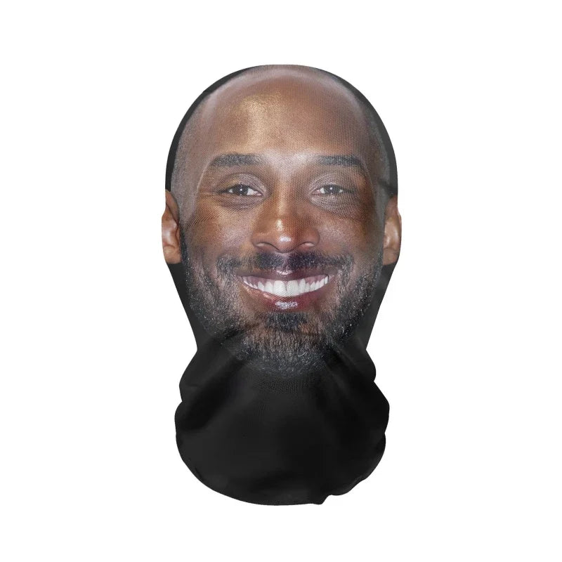 3D Printed Mask Elastic Mesh Full Face Mask for Men Women Cosplay Headwear Novelty Supplies Tricky Hood Party Cosplay Props - ZOOMNSTORE
