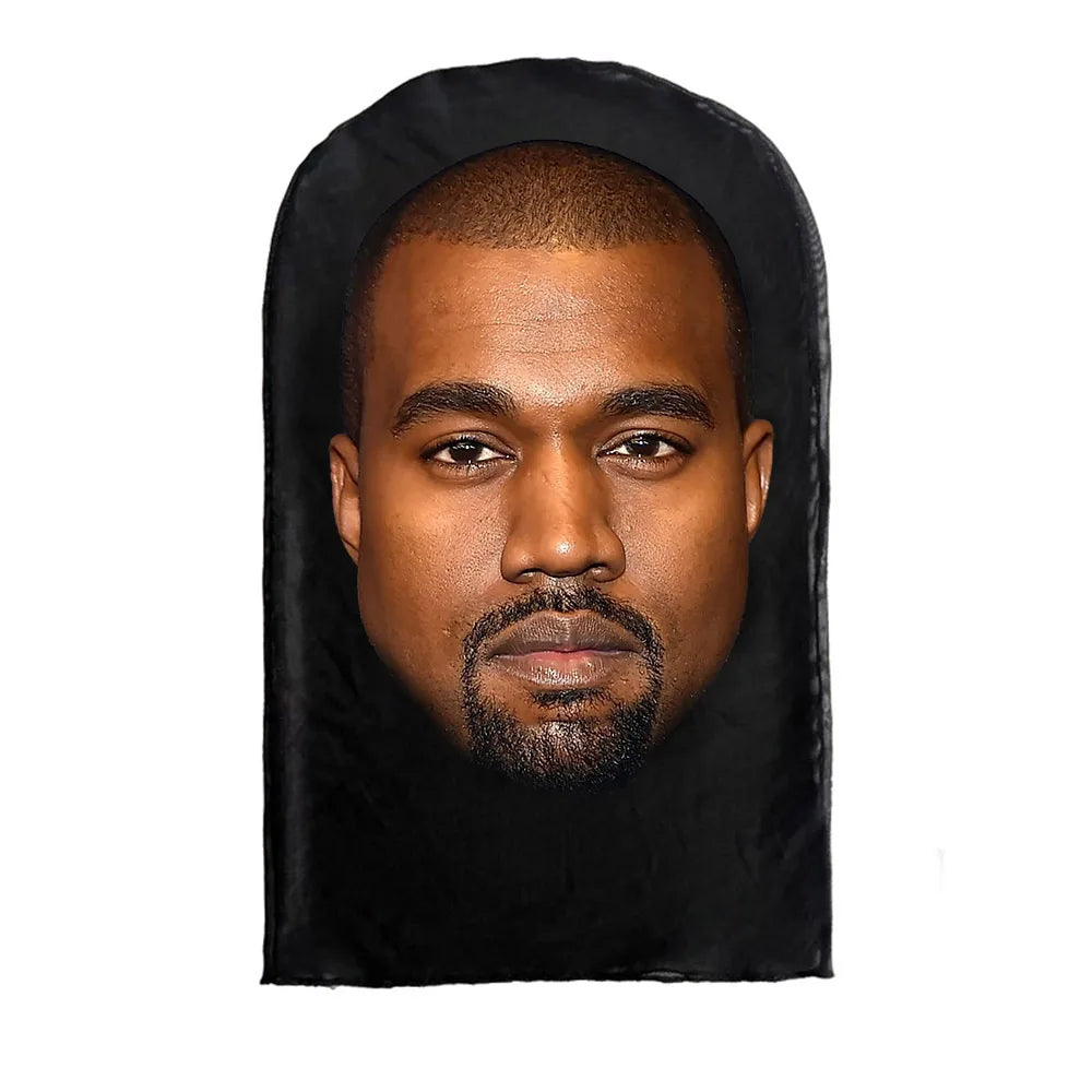 Kanye West 3D Printed Full Face Mask - Cosplay Balaclava for Halloween Role Play - ZOOMNSTORE