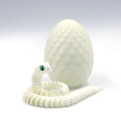3D Printed Snake Figurine – Movable Action Figures | Flexible Posture Snake Model Toy - ZOOMNSTORE