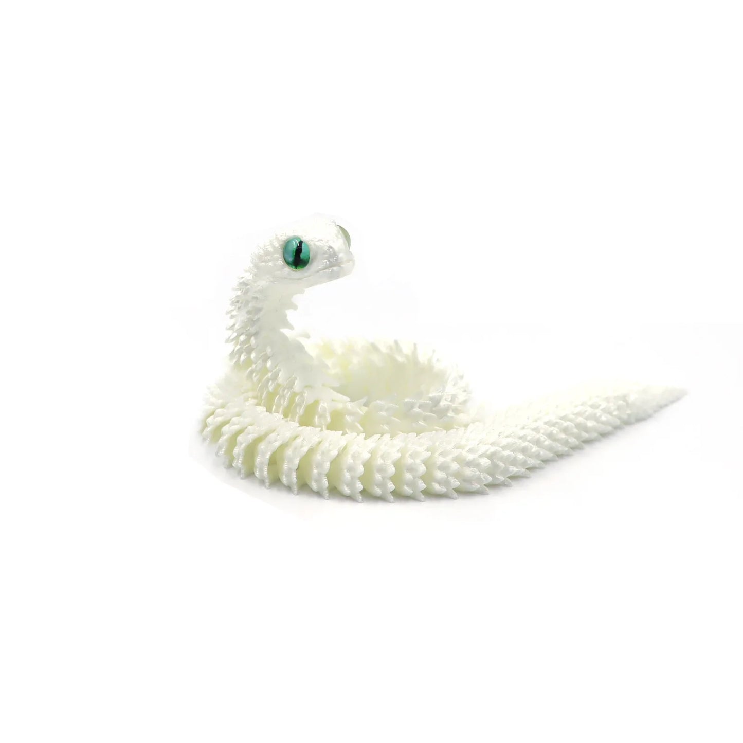 3D Printed Snake Figurine – Movable Action Figures | Flexible Posture Snake Model Toy - ZOOMNSTORE