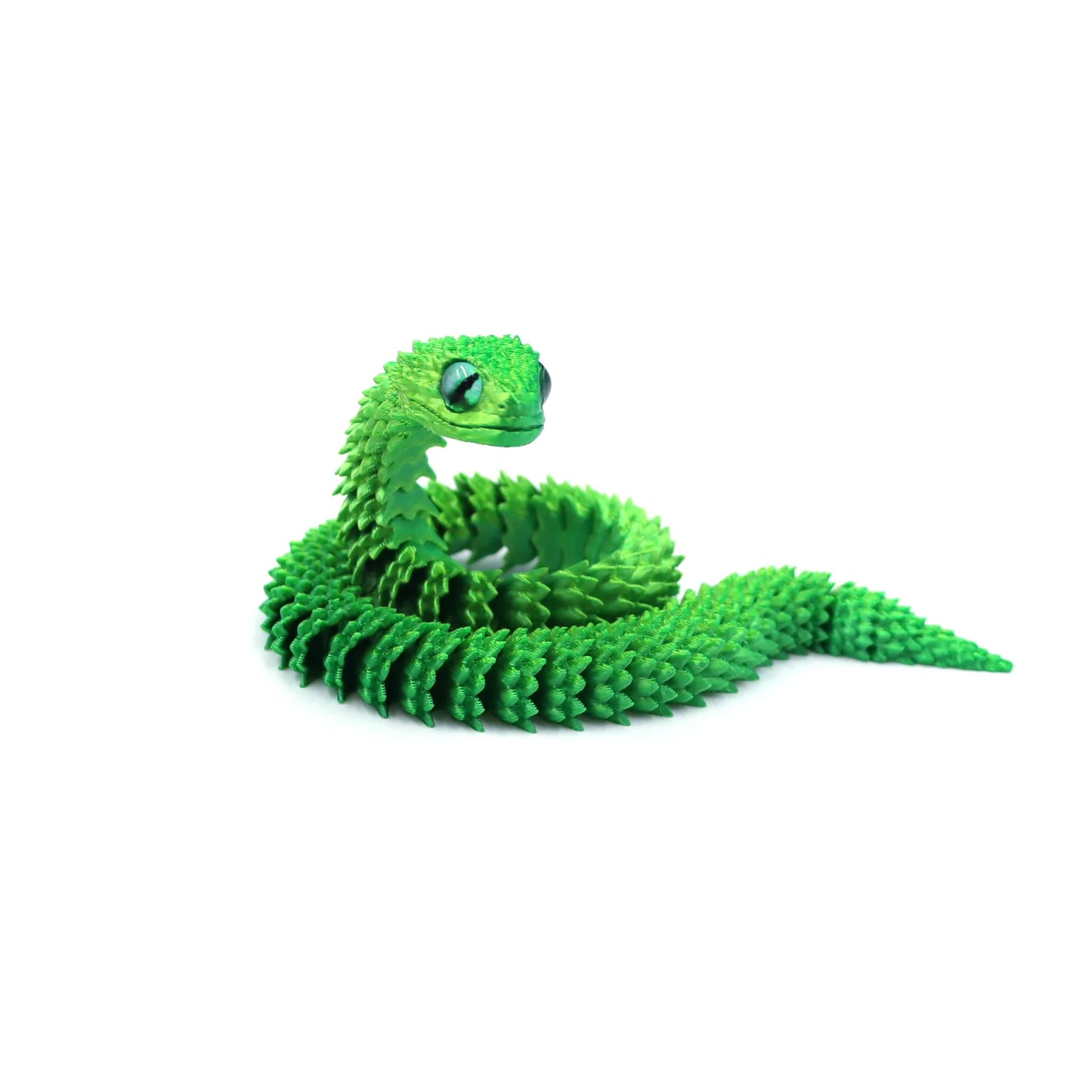 3D Printed Snake Figurine – Movable Action Figures | Flexible Posture Snake Model Toy - ZOOMNSTORE