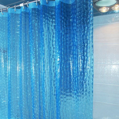 3D Waterproof Shower Curtain - Transparent Thicker Bath Curtain 180x180cm - ZOOMNSTORE