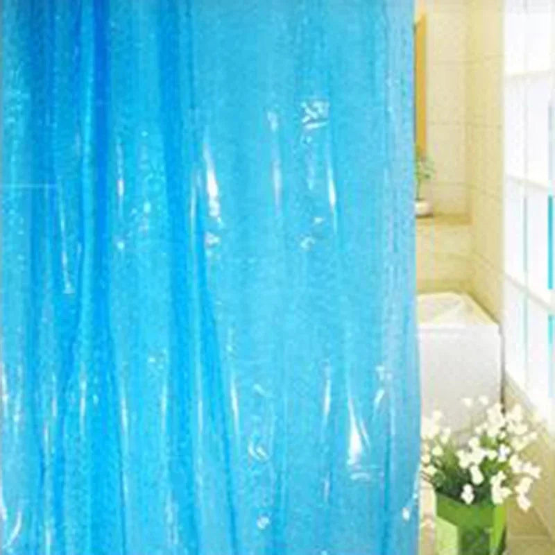 3D Waterproof Shower Curtain - Transparent Thicker Bath Curtain 180x180cm - ZOOMNSTORE