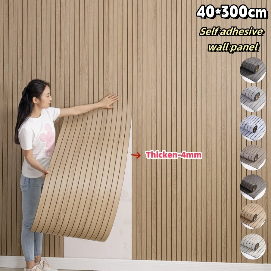 3D Wall Panel - Self-Adhesive Foam Wall Sticker Roll for Easy DIY Decor - ZOOMNSTORE
