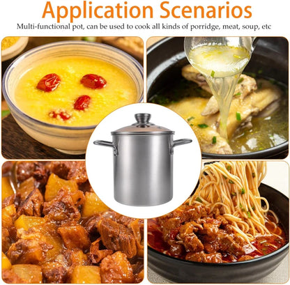 Stainless Steel Deep Fryer Pot with Lid  Basket - Japanese Tempura Fryer JT230 - ZOOMNSTORE