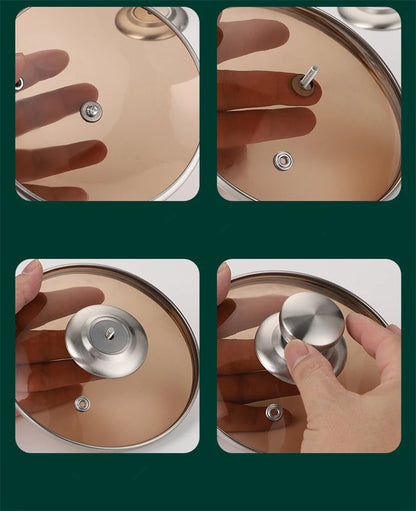 Stainless Steel Deep Fryer Pot with Lid  Basket - Japanese Tempura Fryer JT230 - ZOOMNSTORE