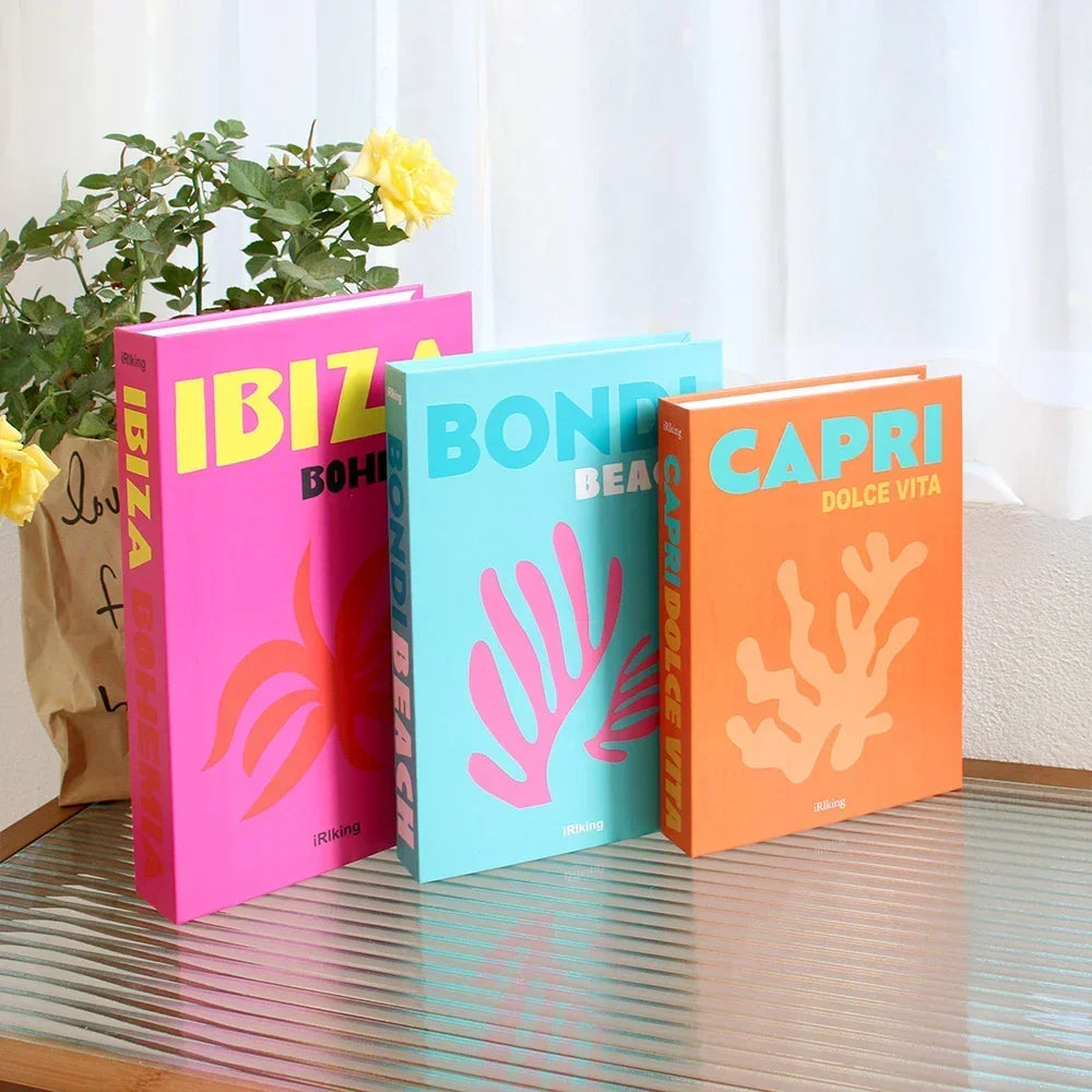 3Pcs Decorative Fake Books - Living Room Coffee Table Ornaments - ZOOMNSTORE