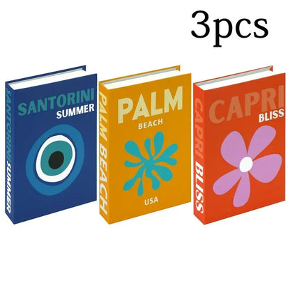 3Pcs Decorative Fake Books - Living Room Coffee Table Ornaments - ZOOMNSTORE