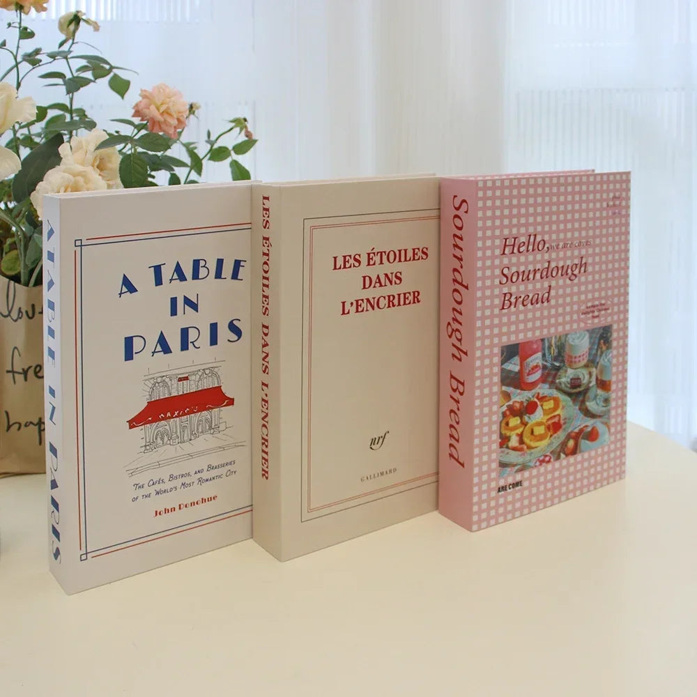 3Pcs Decorative Fake Books - Living Room Coffee Table Ornaments - ZOOMNSTORE