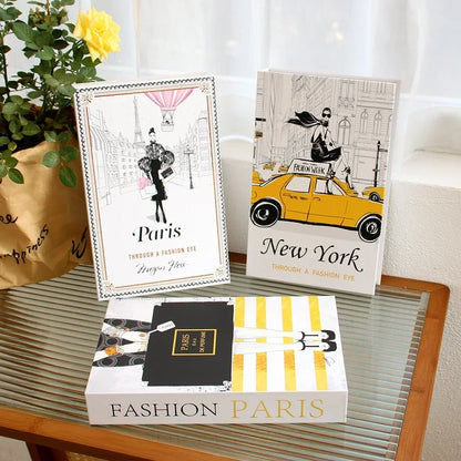 3Pcs Decorative Fake Books - Living Room Coffee Table Ornaments - ZOOMNSTORE