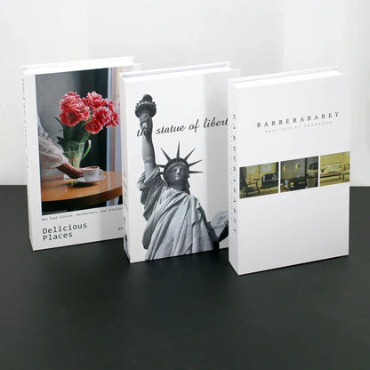 3Pcs Decorative Fake Books - Living Room Coffee Table Ornaments - ZOOMNSTORE