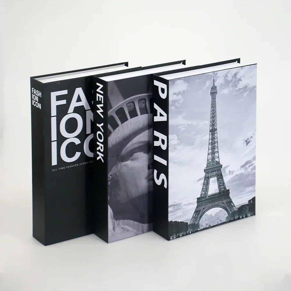 3Pcs Decorative Fake Books - Living Room Coffee Table Ornaments - ZOOMNSTORE